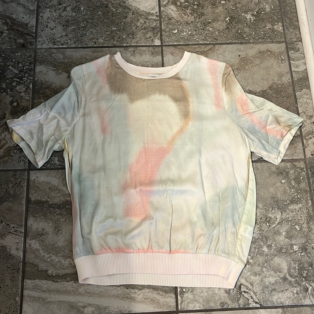 Current Air pastel tie dye swirl top size medium!!